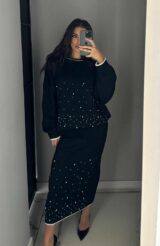 set black με πέρλες one size