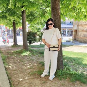 Σετ φόρμας σε Εκρού χρώμα one size